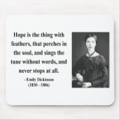 Emily Dickinson Citaat 1b Muismat (Voorkant)