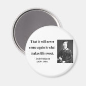Emily Dickinson-citaat 5b Magneet (Voorkant / Achterkant)