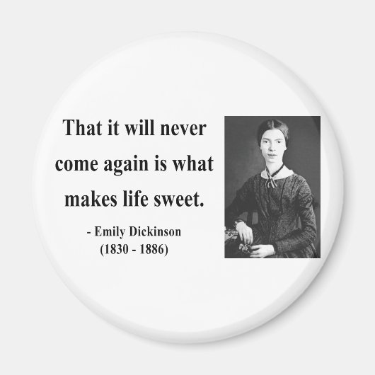 Emily Dickinson-citaat 5b Magneet (Voorkant)