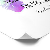 Emily Dickinson citeert hoop met veer kunst Poster (Hoek)