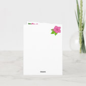 Emily Dickinson citeert over moeder Notitiekaartje (Achterkant)