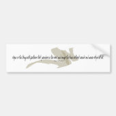 Emily Dickinson Het ding met de feathers Citaat Bumpersticker (Voorkant)