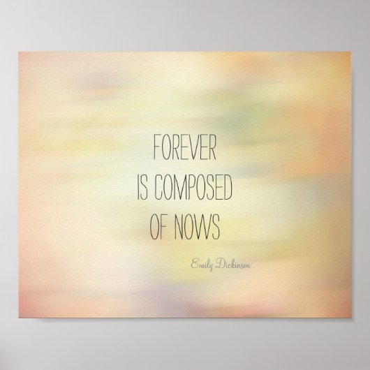 Emily Dickinson inspirerend citaat poster voor alt (Voorkant)