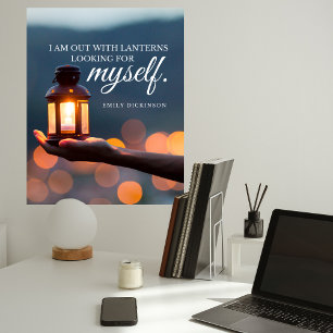 Emily Dickinson Inspirerend Quote Typografie Perfect Poster