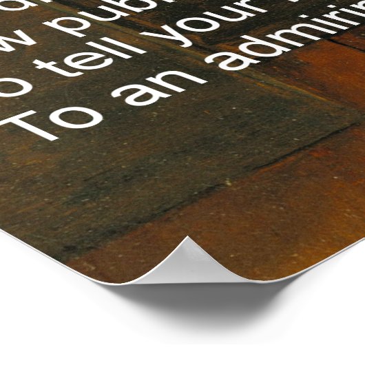 Emily Dickinson is dat ik niemand ben! Wie ben jij Poster (Hoek)