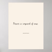 Emily Dickinson Literaire Auteur Citaat Script Poster (Voorkant)