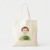 Emily Dickinson met een Vele Veathered Ding Tote Bag (Voorkant)