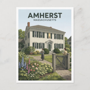 Emily Dickinson Museum Amherst Massachusetts Briefkaart