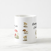 Emily Dickinson "Mushroom is de Elf van Planten" Magische Mok (Center)