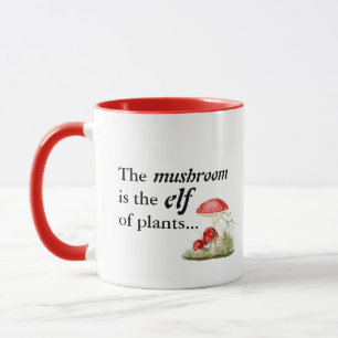 Emily Dickinson "Mushroom is de Elf van Planten" Mok