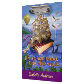 Emily Dickinson Poem Frigate Book Ship Add Name Klembord (Links)