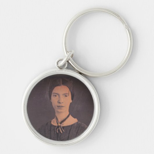 Emily Dickinson portret Sleutelhanger (Voorkant)