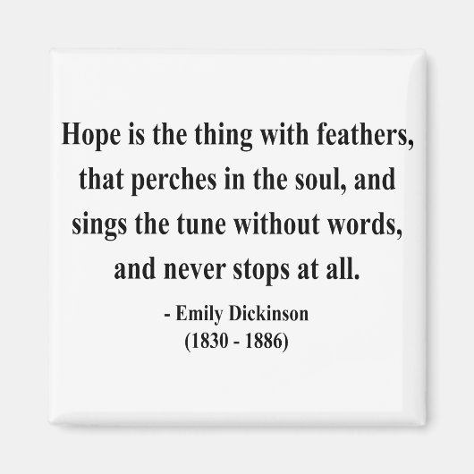 Emily Dickinson Quote 1a Magneet (Voorkant)
