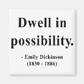 Emily Dickinson Quote 2a Magneet (Voorkant)