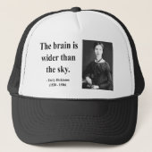 Emily Dickinson Quote 3b Trucker Pet (Voorkant)