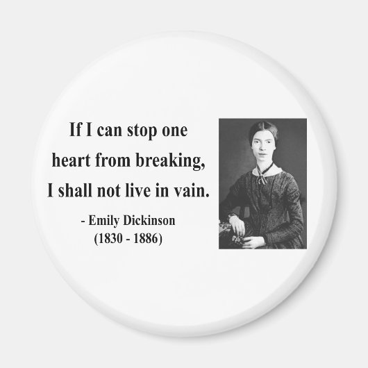Emily Dickinson Quote 6b Magneet (Voorkant)