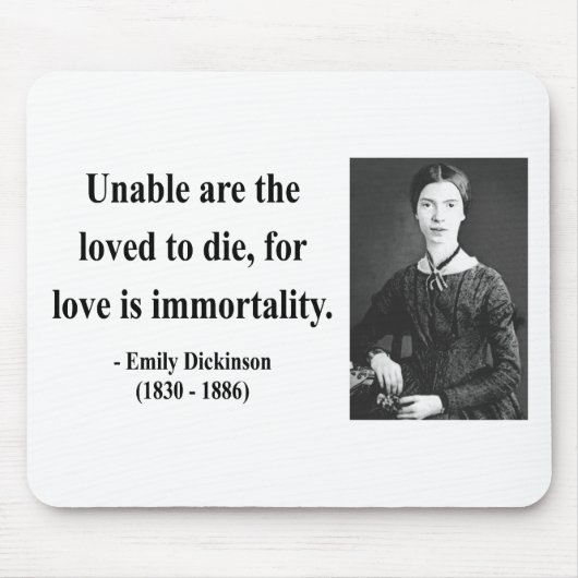Emily Dickinson Quote 8b Muismat (Voorkant)
