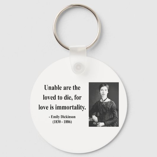 Emily Dickinson Quote 8b Sleutelhanger (Voorkant)