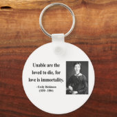 Emily Dickinson Quote 8b Sleutelhanger (Voorkant)