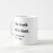 Emily Dickinson Quote 9a Koffiemok (Voorkant links)