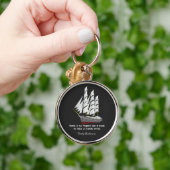Emily Dickinson Quote — No Frigate Sleutelhanger (Hand)