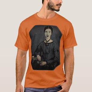 Emily Dickinson Robot Rainbow T-shirt