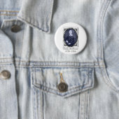 Emily Dickinson Ronde Button 5,7 Cm (In situ)