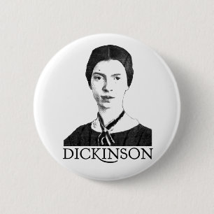Emily Dickinson Ronde Button 5,7 Cm