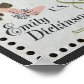 Emily Dickinson stempel Poster (Hoek)