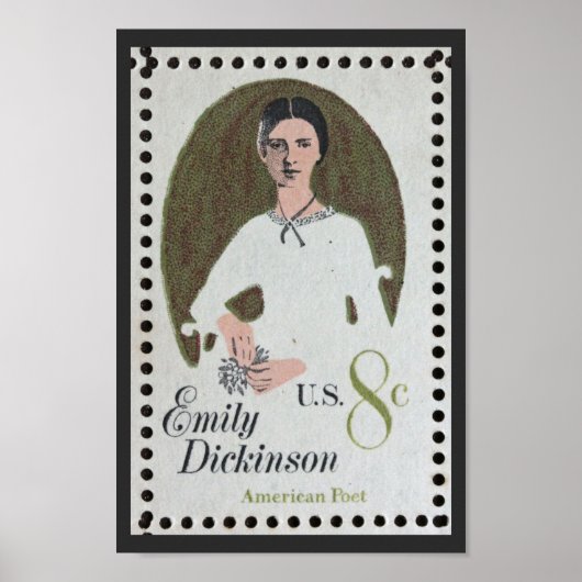 Emily Dickinson stempel Poster (Voorkant)