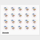 Emily Emu Ronde Sticker (Vel)