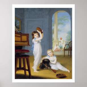 Emily en George Mason, c.1794-95 (olie op canvas) Poster