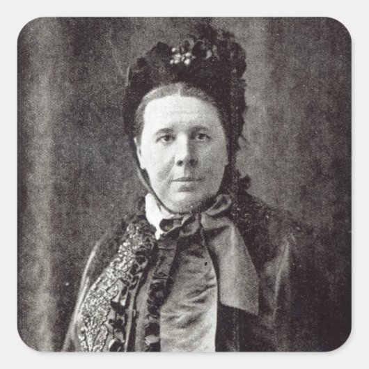 Emily Faithfull Vierkante Sticker (Voorkant)