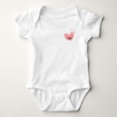 Emily Heart Baby Bodysuit (Voorkant)