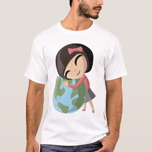 Emily houdt van het T-shirt voor de aarde (Voorkant)