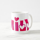 Emily in hart koffiemok (Voorkant rechts)