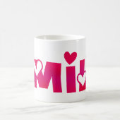 Emily in hart koffiemok (Center)