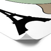 Emily in Parijs thema Verjaardag photobooth rekwis Poster (Hoek)