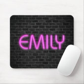 EMILY in PINK Neon Lights Muismat (Met muis)