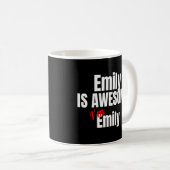 Emily is Geweldige dat ik Geweldige Funny Premium Koffiemok (Voorkant rechts)