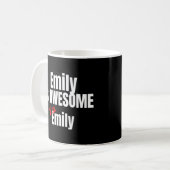 Emily is Geweldige dat ik Geweldige Funny Premium Koffiemok (Voorkant links)