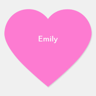 Emily Kinder naam Sticker gepersonaliseerd roze wi