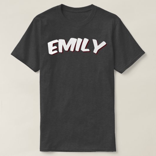 Emily Mijn naam is Emily 2 T-shirt (Design voorkant)
