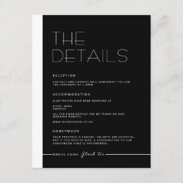 EMILY Modern Minimalist Monochrome Details Kaart