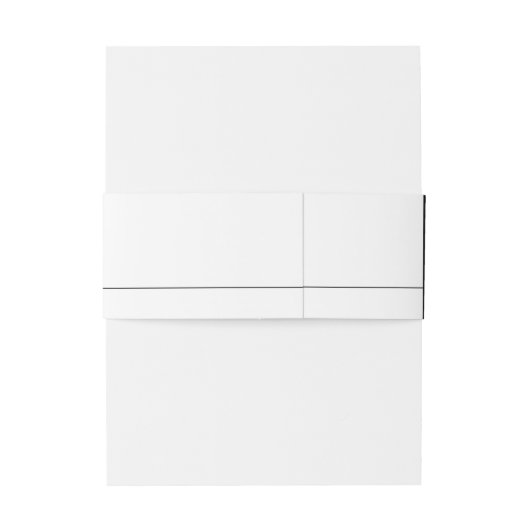 EMILY Modern Minimalistisch monochroom Uitnodigingen Wikkel (Achterkant Voorbeeld)