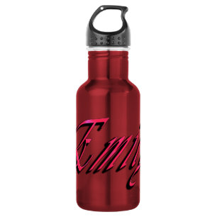 Emily, naam Logo, Waterfles