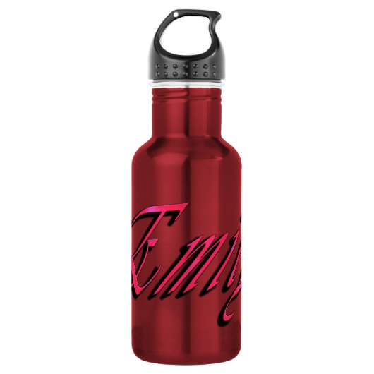 Emily, naam Logo, Waterfles (Voorkant)
