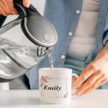 @Emily naam mok – Aangepaste koffiekop met een naa