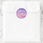 Emily Naam Op Maat Gemaakte Stickers Rond Sun Boho (Tas)