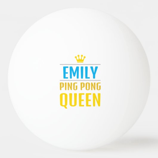 Emily Pingpongbal (Voorkant)